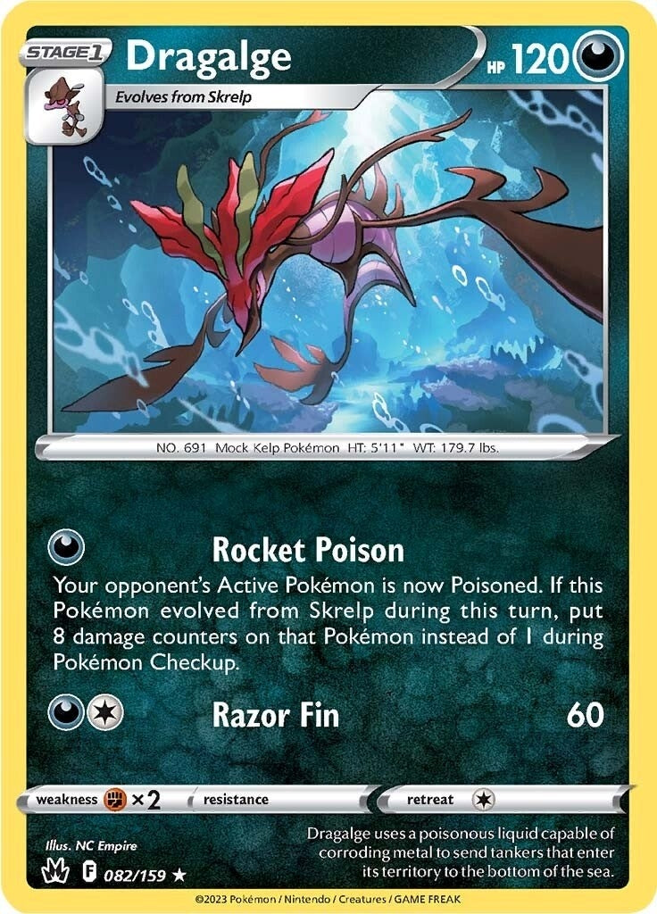 Image for Dragalge (082/159) (CRZ) - Pokemon