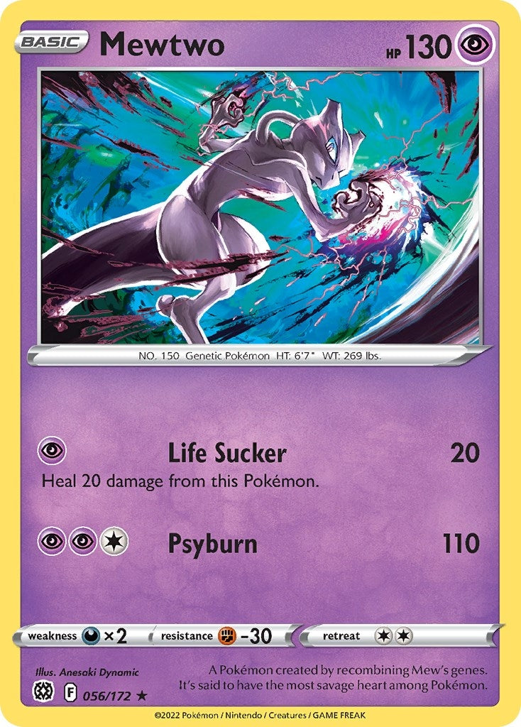 Image for Mewtwo - 056/172 (Cosmos Holo) (056/172) (MCAP) - Pokemon