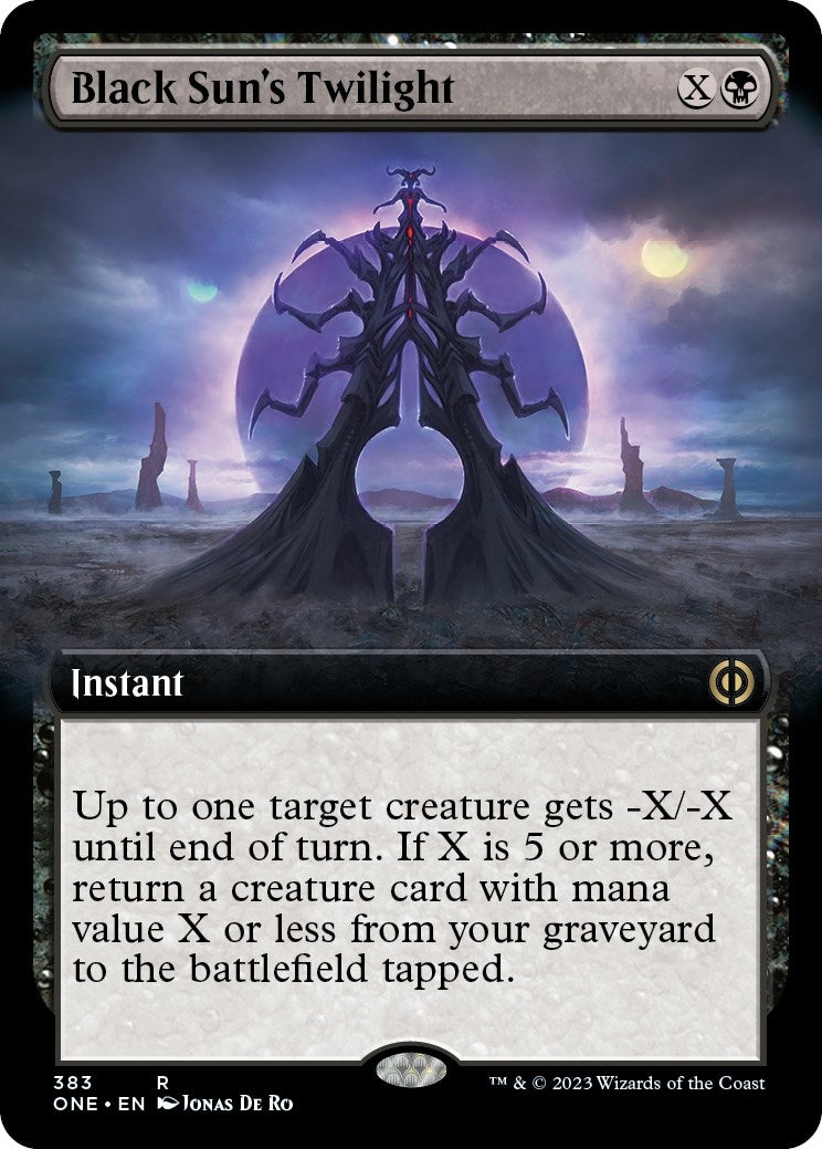 Image for Black Sun's Twilight (Extended Art) (383) (Phyrexia: All Will Be One) - Magic: The Gathering