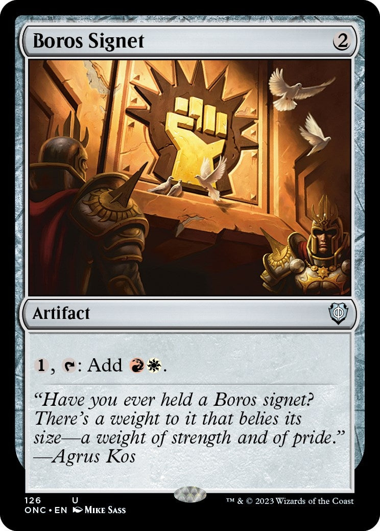Image for Boros Signet (126) (Phyrexia: All Will Be One) - Magic: The Gathering
