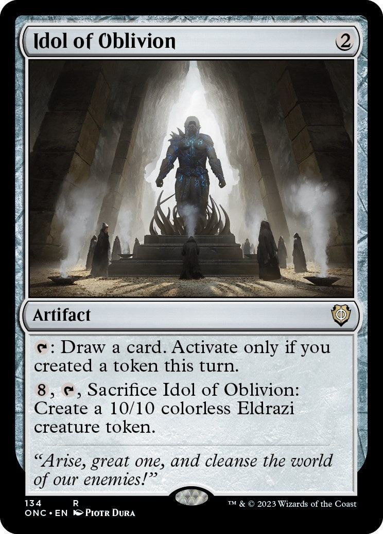 Image for Idol of Oblivion (134) (Phyrexia: All Will Be One) - Magic: The Gathering
