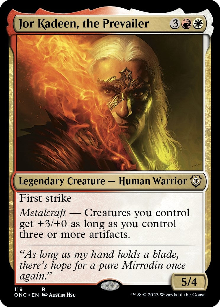 Image for Jor Kadeen, the Prevailer (119) (Phyrexia: All Will Be One) - Magic: The Gathering