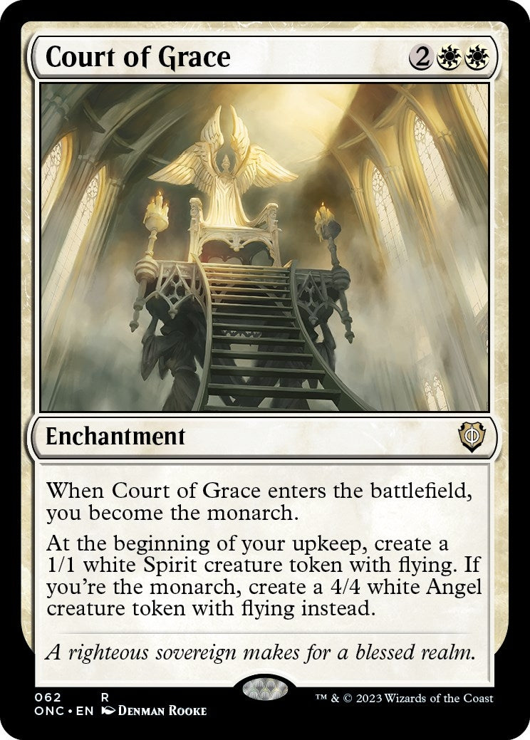 Image for Court of Grace (62) (Phyrexia: All Will Be One) - Magic: The Gathering