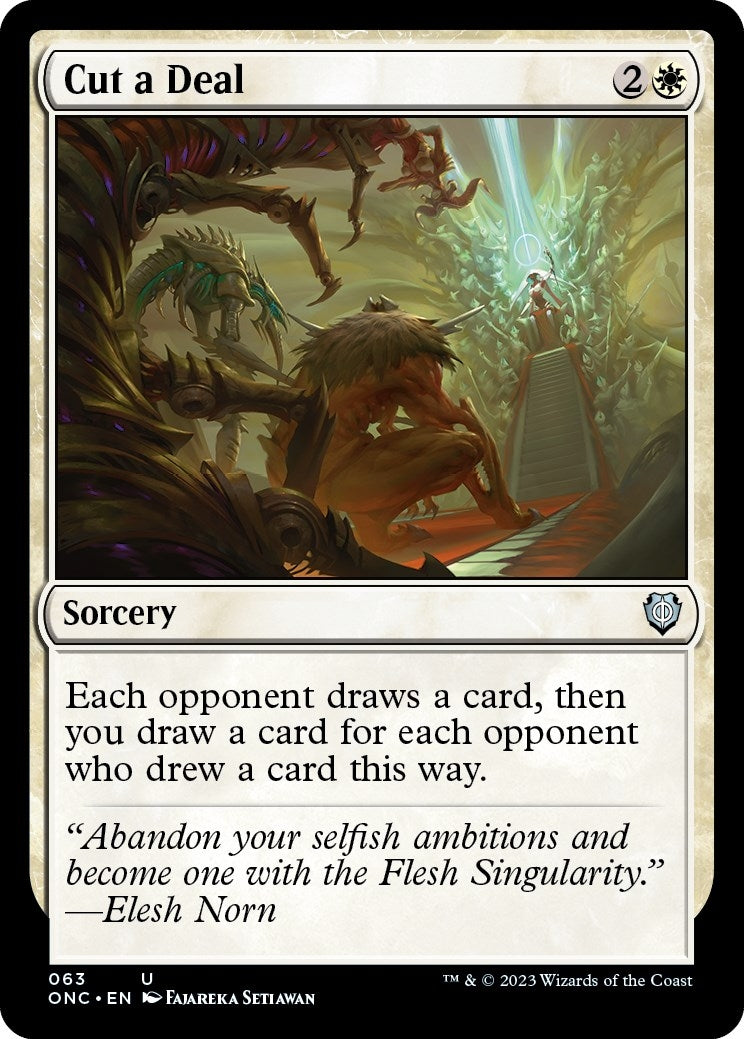 Image for Cut a Deal (63) (Phyrexia: All Will Be One) - Magic: The Gathering