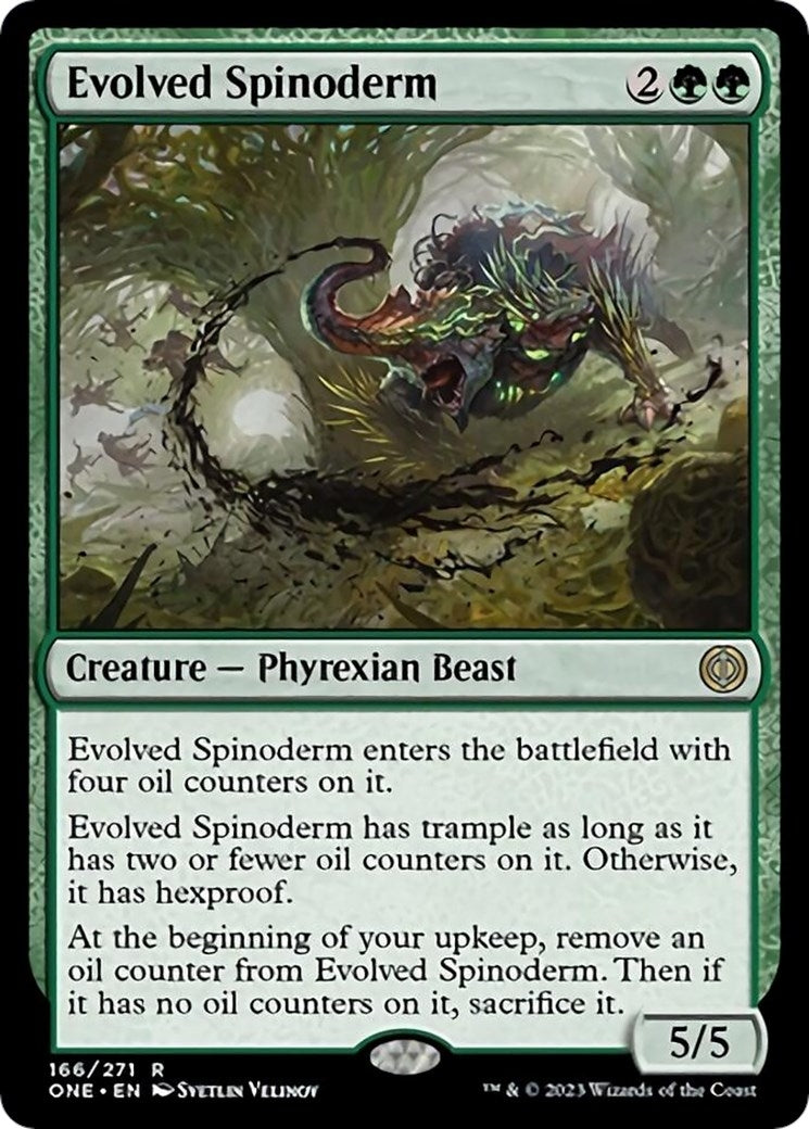 Image for Evolved Spinoderm (166) (Phyrexia: All Will Be One) - Magic: The Gathering