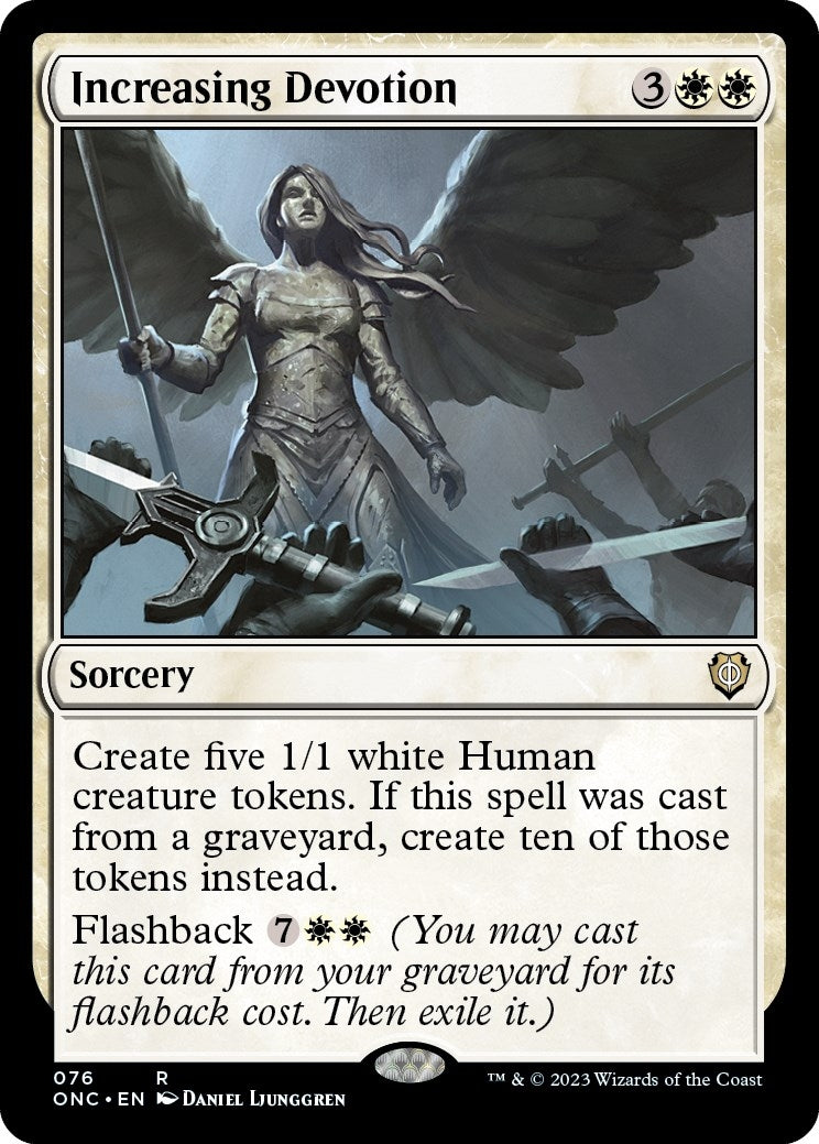 Image for Increasing Devotion (76) (Phyrexia: All Will Be One) - Magic: The Gathering