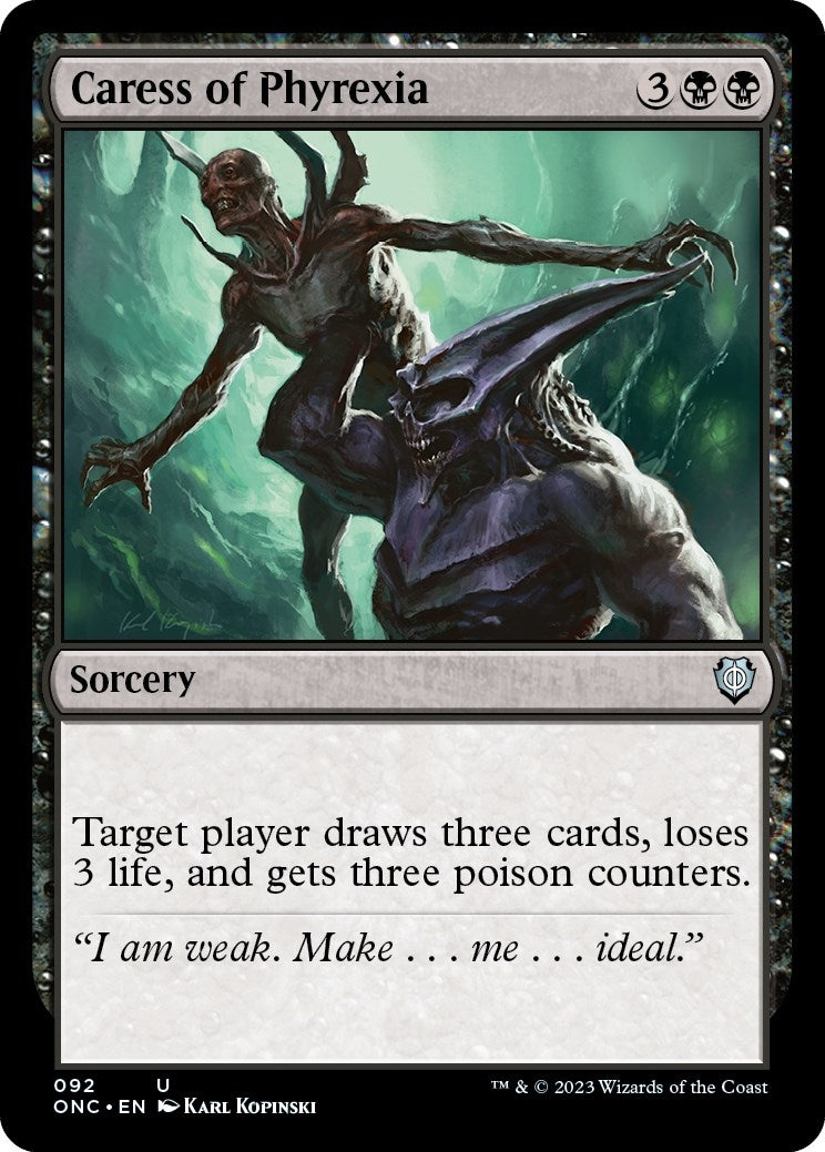 Image for Caress of Phyrexia (92) (Phyrexia: All Will Be One) - Magic: The Gathering