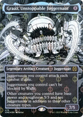 Image for Graaz, Unstoppable Juggernaut (Borderless) (Step-and-Compleat Foil) (478) (Phyrexia: All Will Be One) - Magic: The Gathering