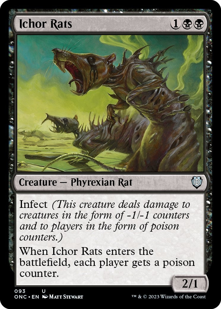 Image for Ichor Rats (93) (Phyrexia: All Will Be One) - Magic: The Gathering