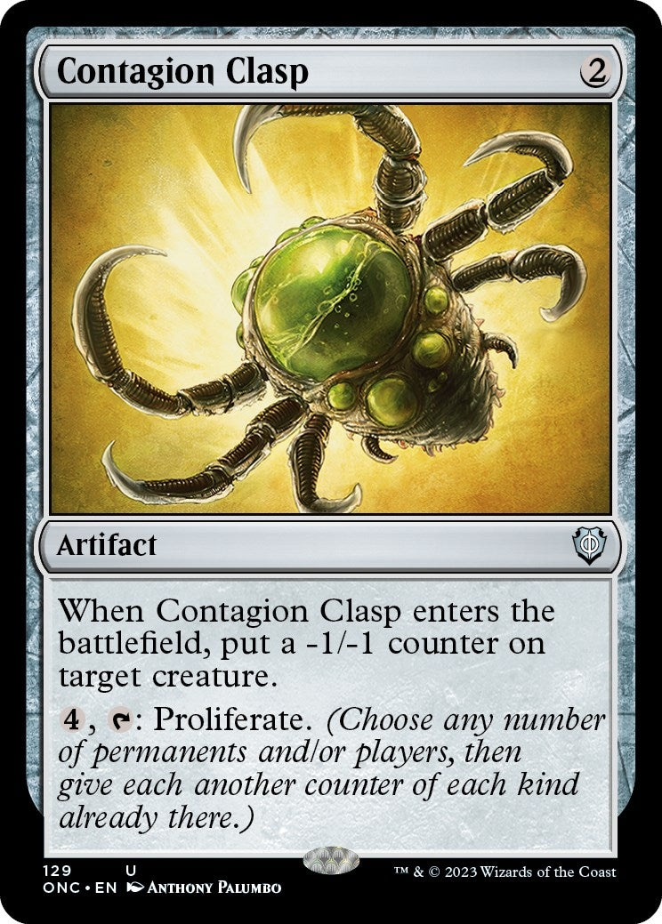 Image for Contagion Clasp (129) (Phyrexia: All Will Be One) - Magic: The Gathering