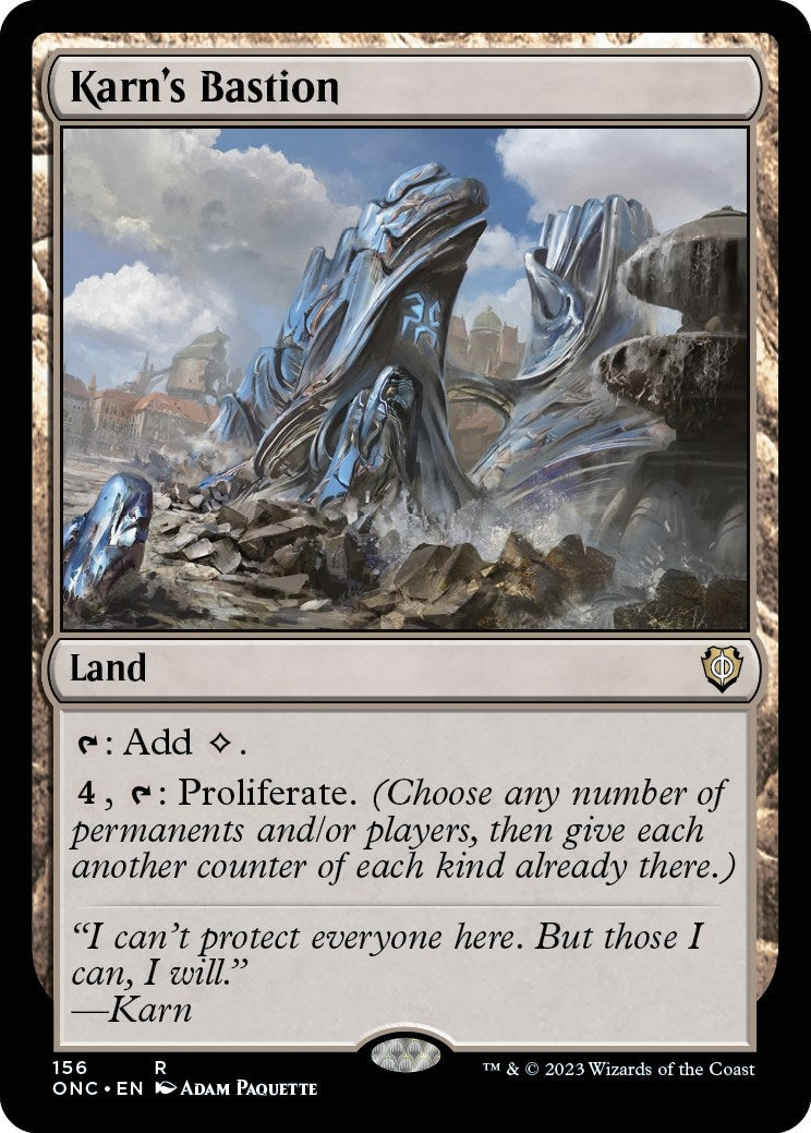 Image for Karn's Bastion (156) (Phyrexia: All Will Be One) - Magic: The Gathering