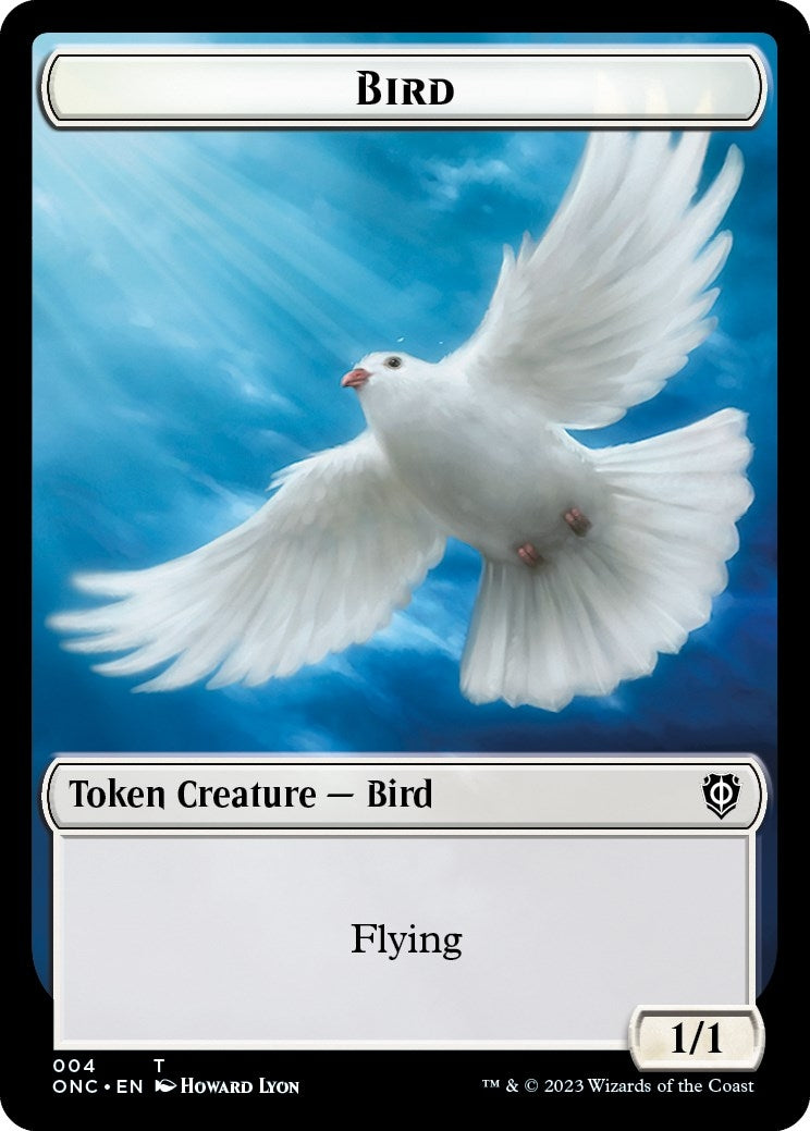 Image for Bird // Cat Double-Sided Token (4 // 1) (Phyrexia: All Will Be One) - Magic: The Gathering