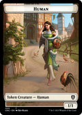 Image for Human // Spirit Double-Sided Token (5 // 9) (Phyrexia: All Will Be One) - Magic: The Gathering