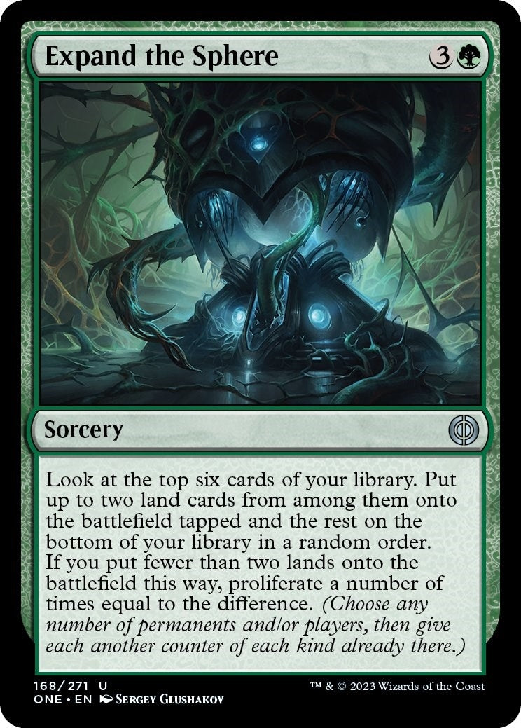 Image for Expand the Sphere (168) (Phyrexia: All Will Be One) - Magic: The Gathering