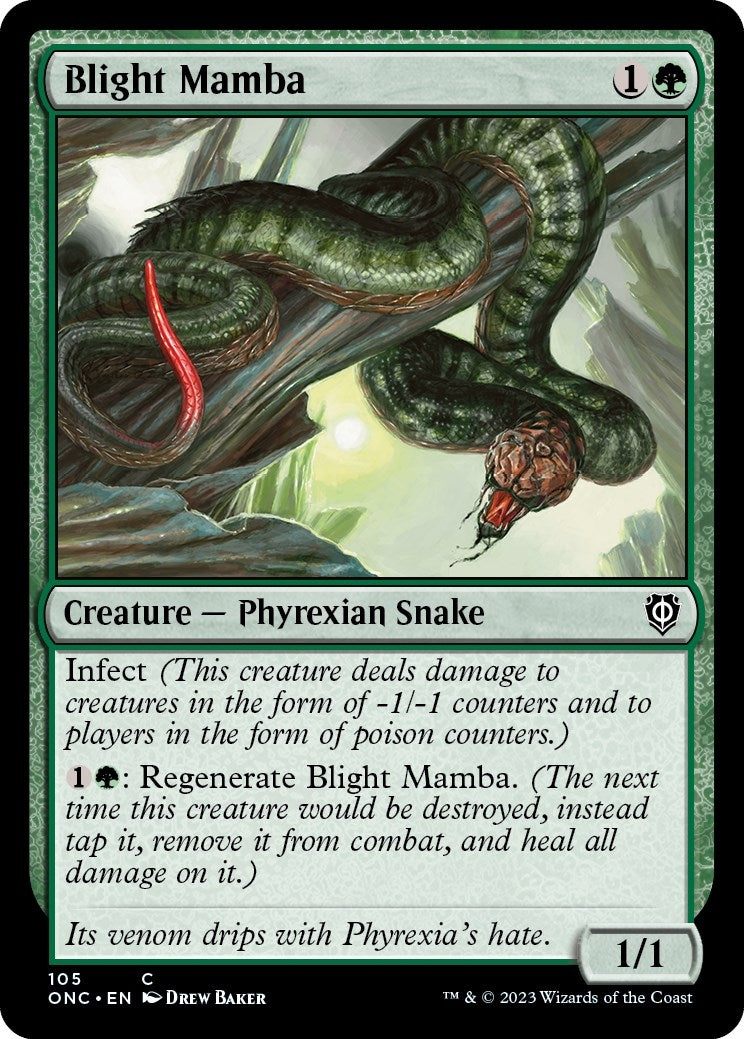Image for Blight Mamba (105) (Phyrexia: All Will Be One) - Magic: The Gathering