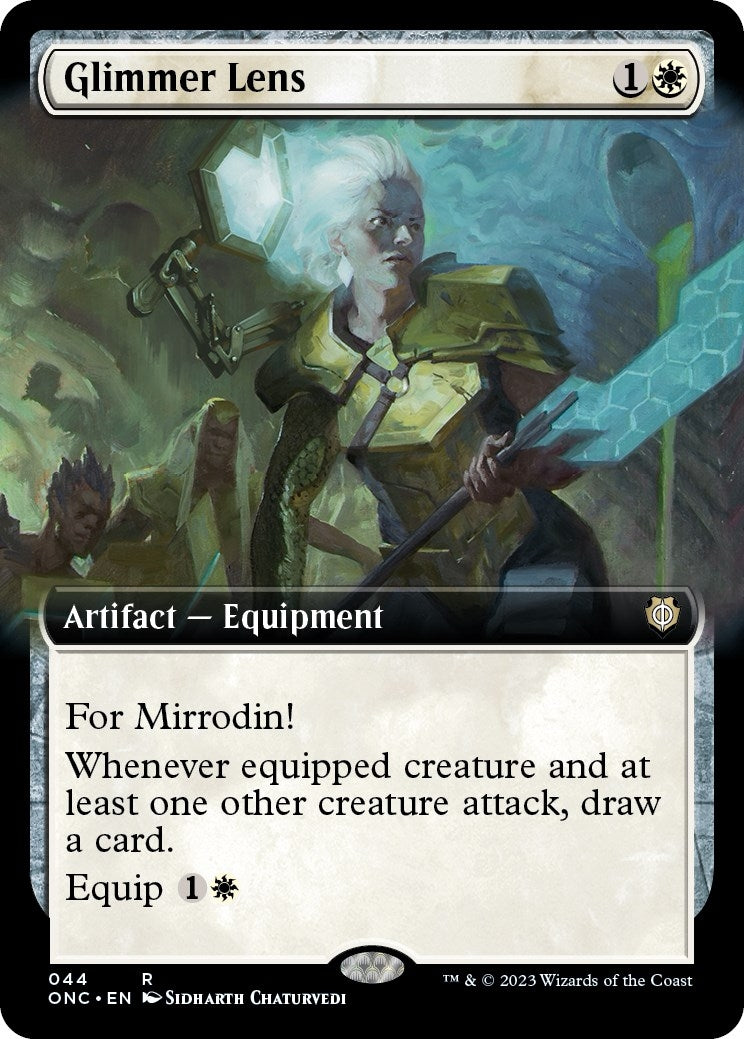 Image for Glimmer Lens (Extended Art) (44) (Phyrexia: All Will Be One) - Magic: The Gathering