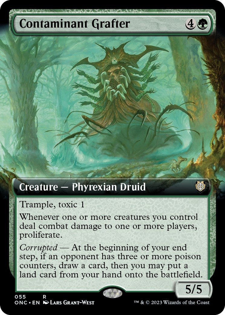 Image for Contaminant Grafter (Extended Art) (55) (Phyrexia: All Will Be One) - Magic: The Gathering