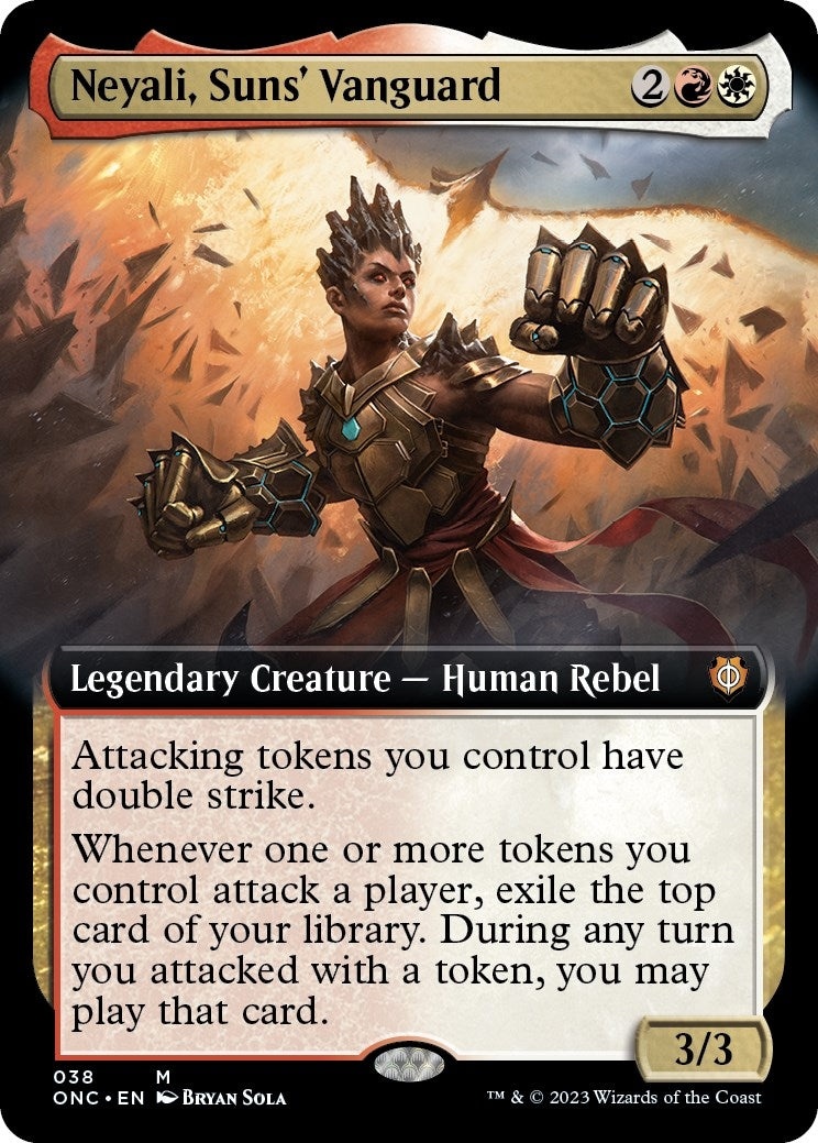 Image for Neyali, Suns' Vanguard (Extended Art) (38) (Phyrexia: All Will Be One) - Magic: The Gathering