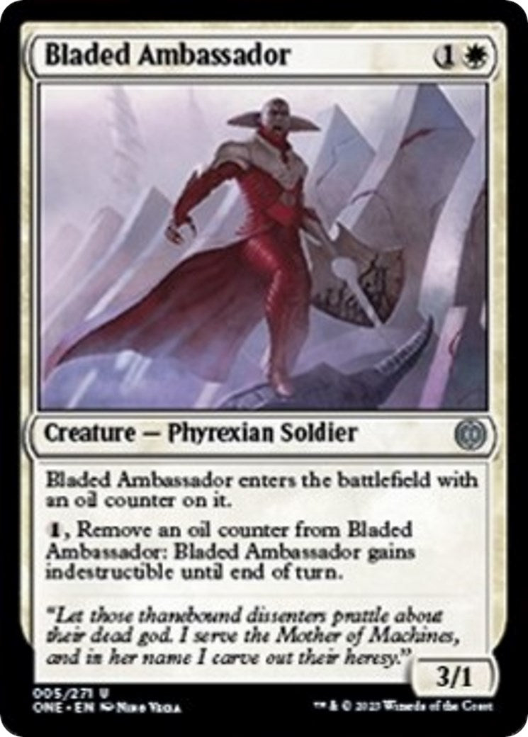 Image for Bladed Ambassador (5) (Phyrexia: All Will Be One) - Magic: The Gathering