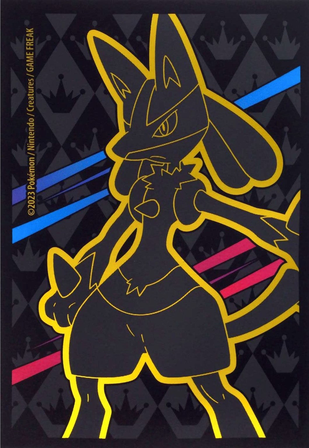 Image for Pokemon TCG: Crown Zenith Elite Trainer Box Card Sleeves - Lucario (65-Pack) - Card Sleeves