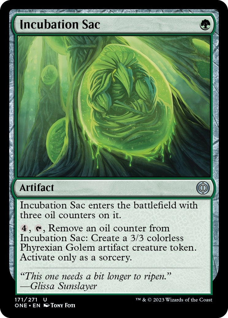 Image for Incubation Sac (171) (Phyrexia: All Will Be One) - Magic: The Gathering