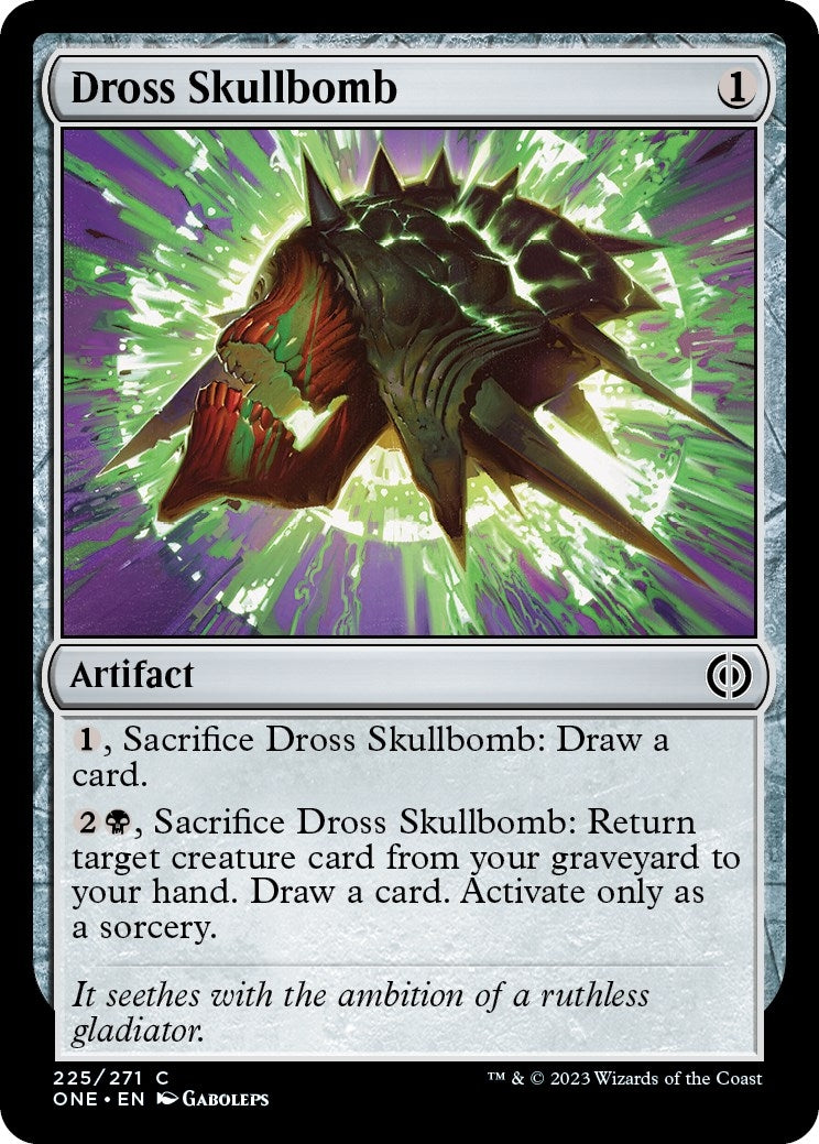Image for Dross Skullbomb (225) (Phyrexia: All Will Be One) - Magic: The Gathering