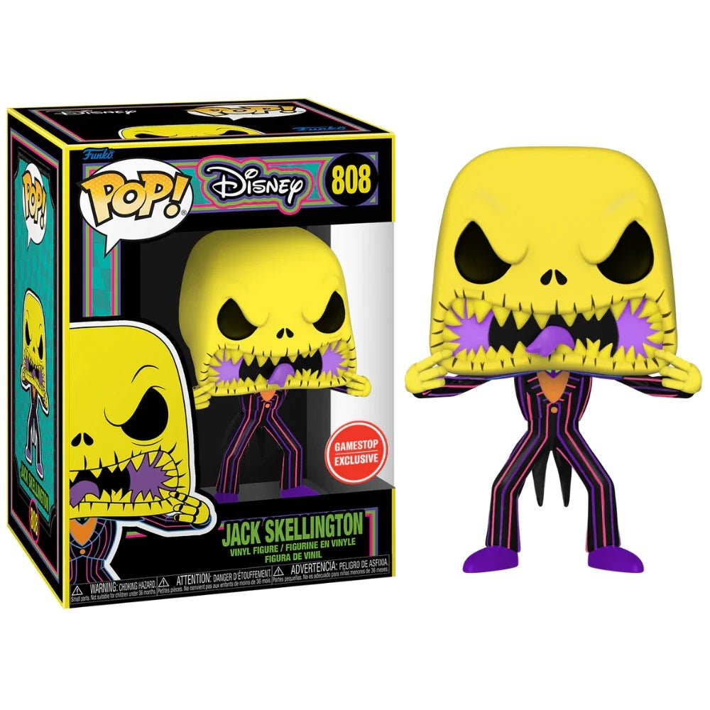 Image for The Nightmare Before Christmas: Jack Skellington (Glow-in-the-Dark) (Gamestop Exclusive) - Funko