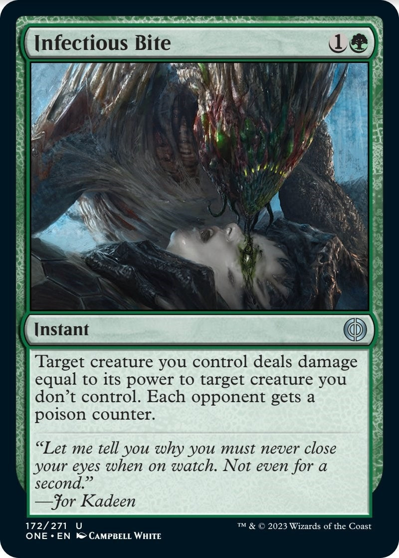 Image for Infectious Bite (172) (Phyrexia: All Will Be One) - Magic: The Gathering