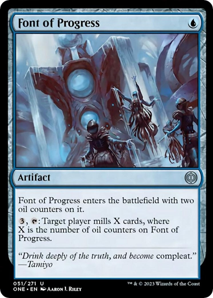 Image for Font of Progress (51) (Phyrexia: All Will Be One) - Magic: The Gathering