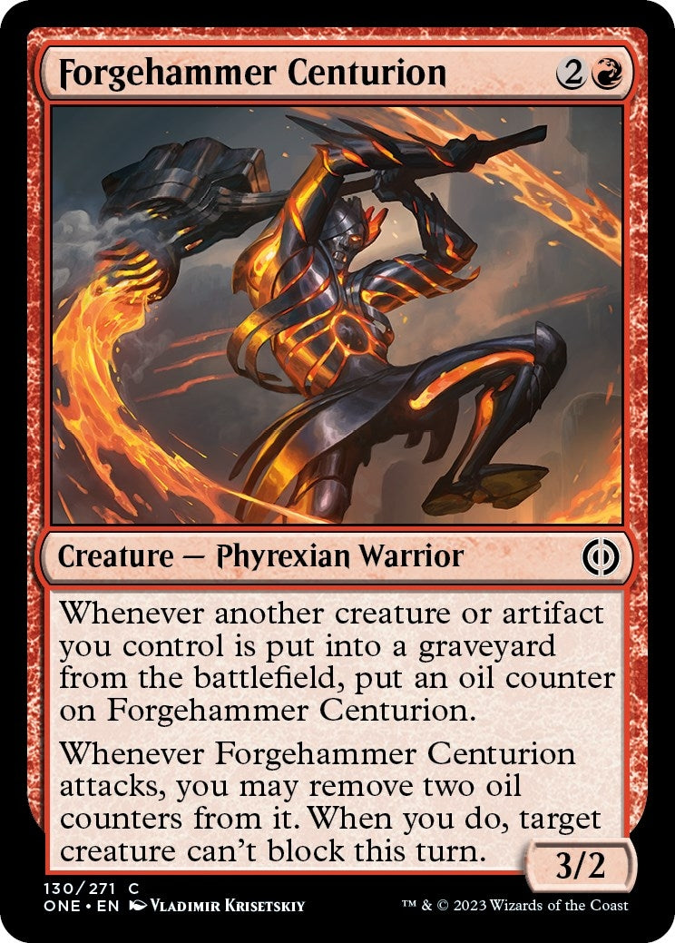 Image for Forgehammer Centurion (130) (Phyrexia: All Will Be One) - Magic: The Gathering