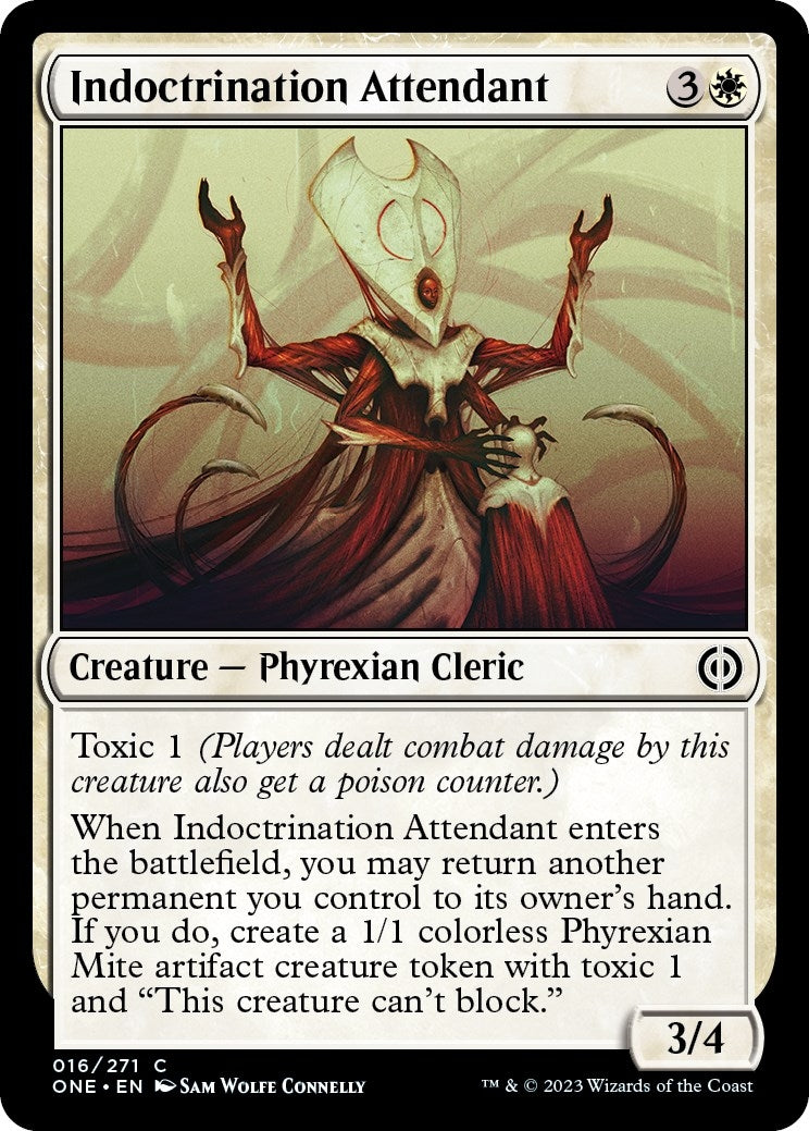 Image for Indoctrination Attendant (16) (Phyrexia: All Will Be One) - Magic: The Gathering