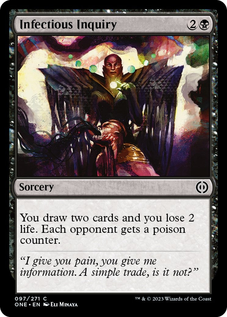 Image for Infectious Inquiry (97) (Phyrexia: All Will Be One) - Magic: The Gathering