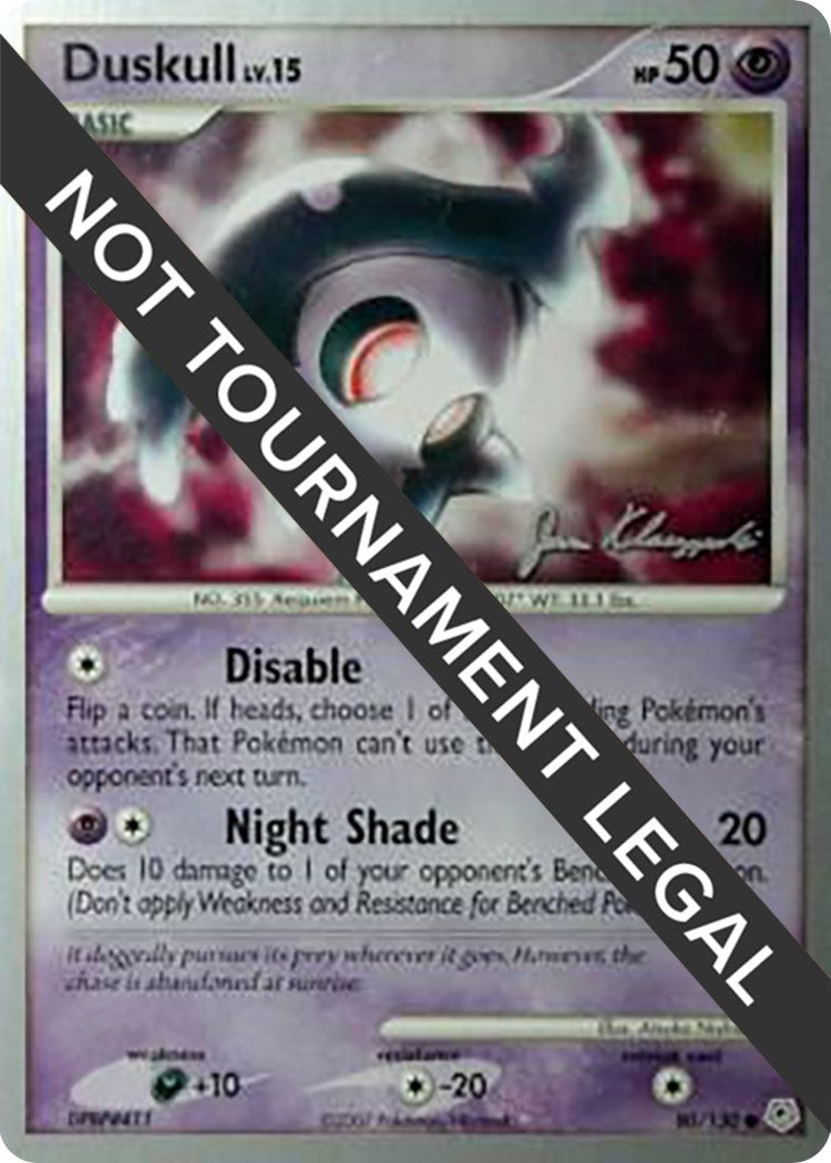 Image for Duskull - 2008 (Jason Klaczynski) (80/130) (WCD) - Pokemon