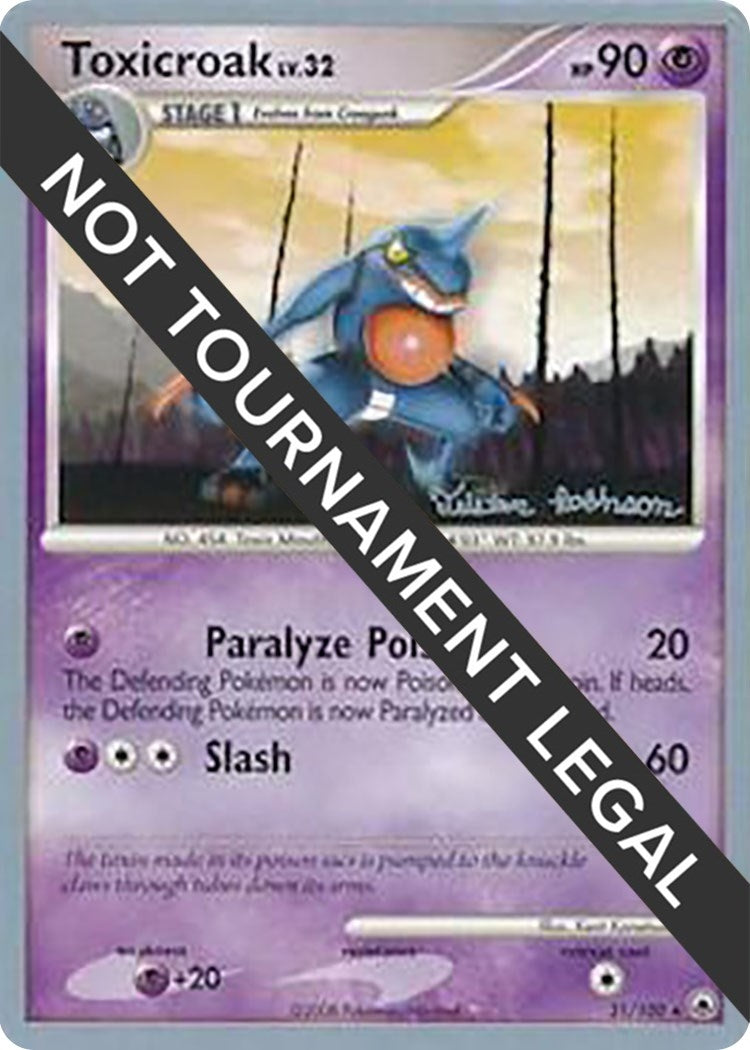 Image for Toxicroak - 2008 (Tristan Robinson) (31/100) (WCD) - Pokemon