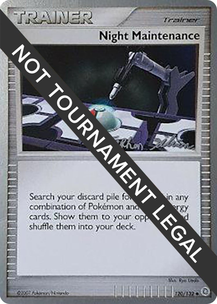 Image for Night Maintenance - 2009 (Stephen Silvestro) (120/132) (WCD) - Pokemon