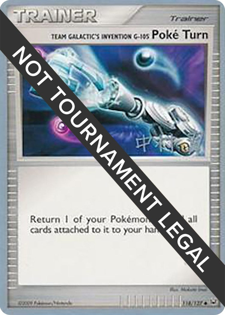Image for Team Galactic's Invention G-105 Poke Turn - 2009 (Tsubasa Nakamura) (118/127) (WCD) - Pokemon