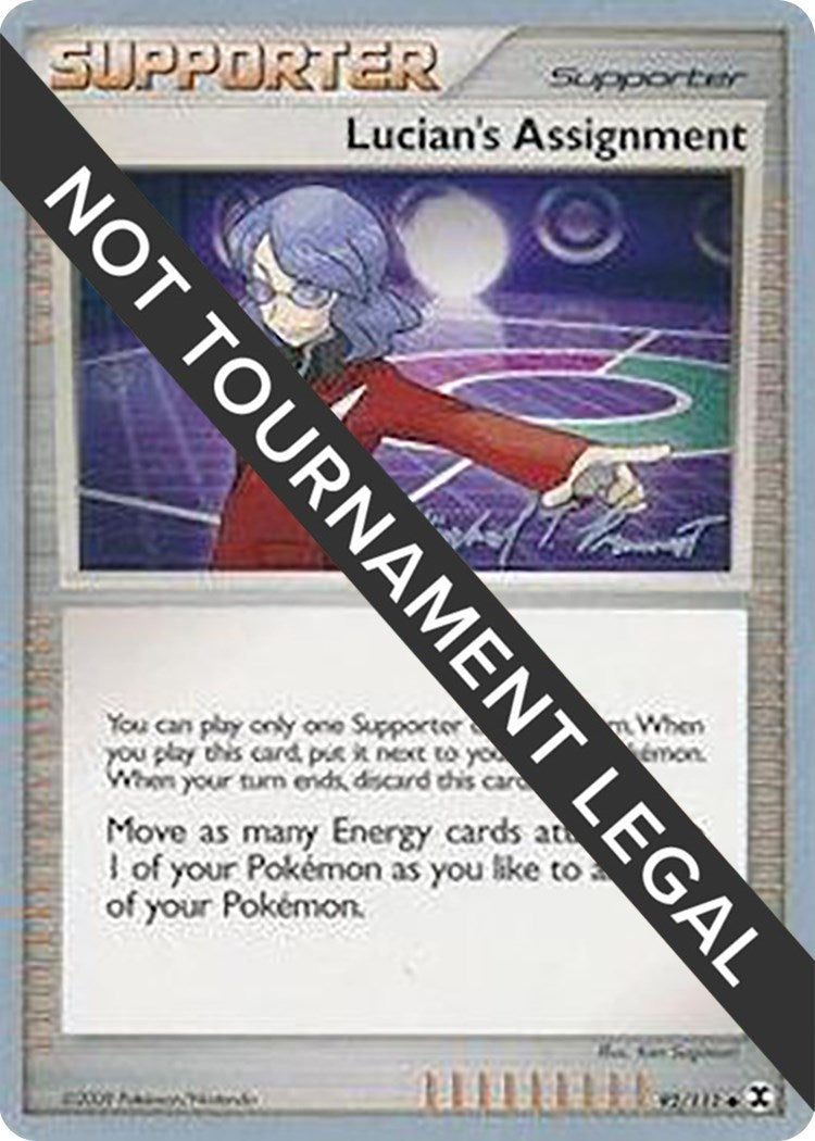 Image for Lucian's Assignment - 2010 (Michael Pramawat) (92/111) (WCD) - Pokemon