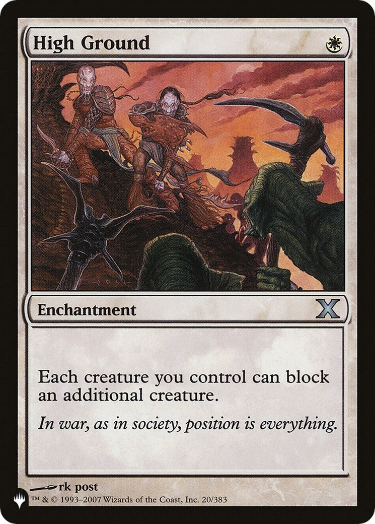 Image for High Ground (20/383) (The List Reprints) - Magic: The Gathering
