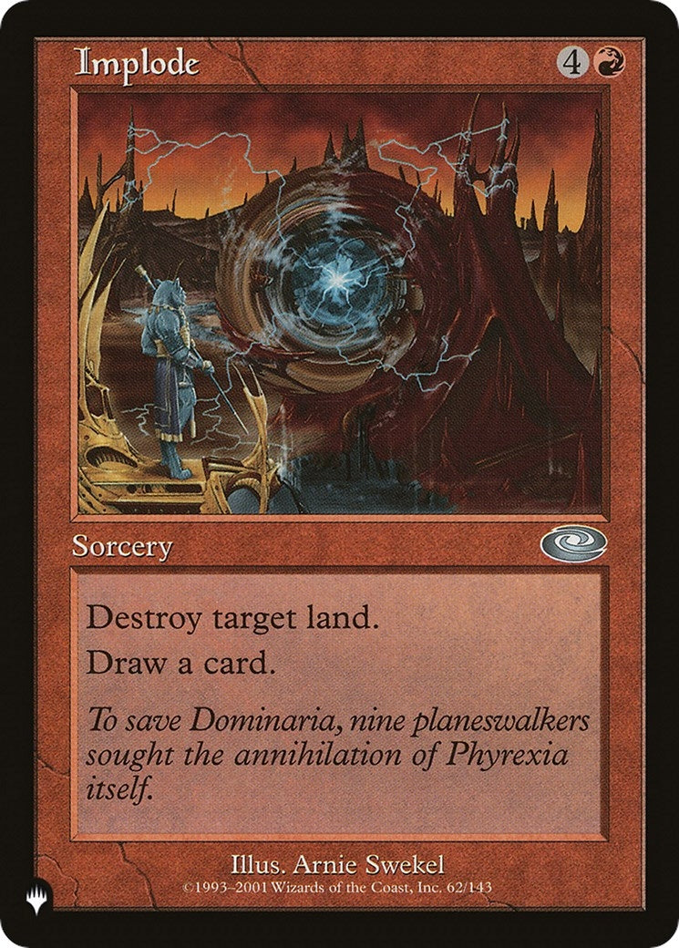 Image for Implode (62/143) (The List Reprints) - Magic: The Gathering