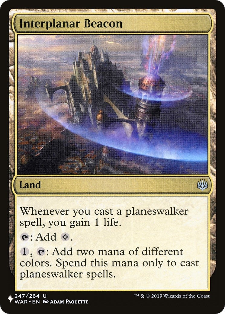 Image for Interplanar Beacon (247/264) (The List Reprints) - Magic: The Gathering