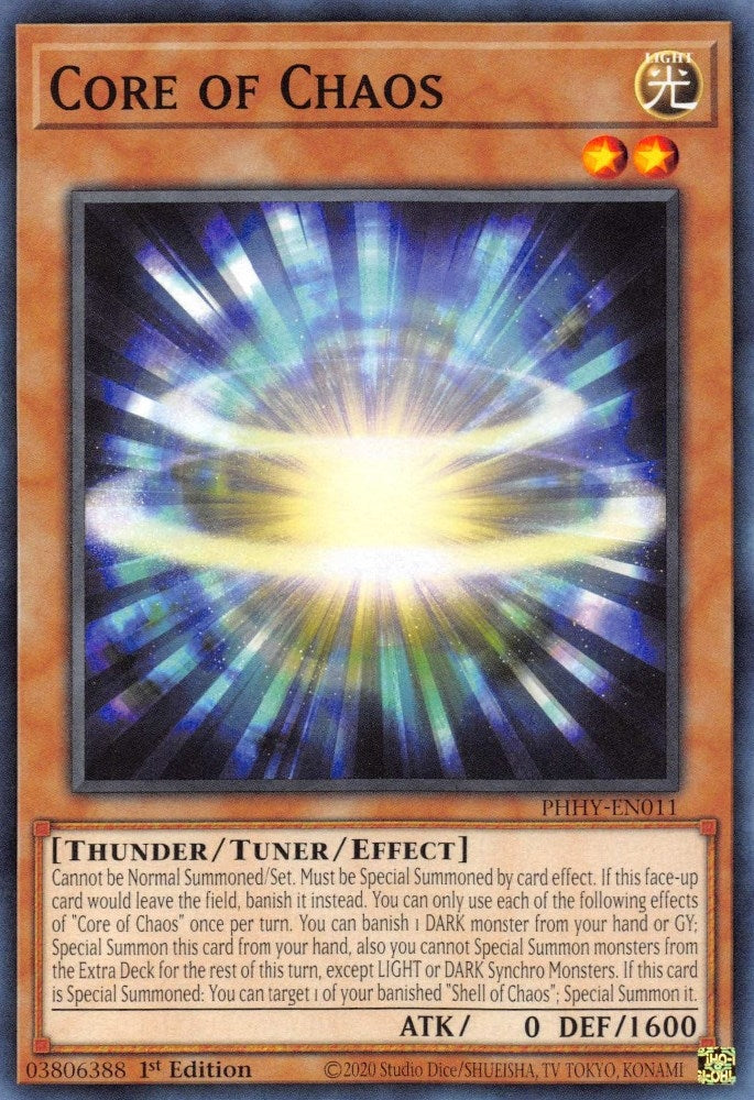 Image for Core of Chaos (PHHY-EN011) (PHHY) - YuGiOh