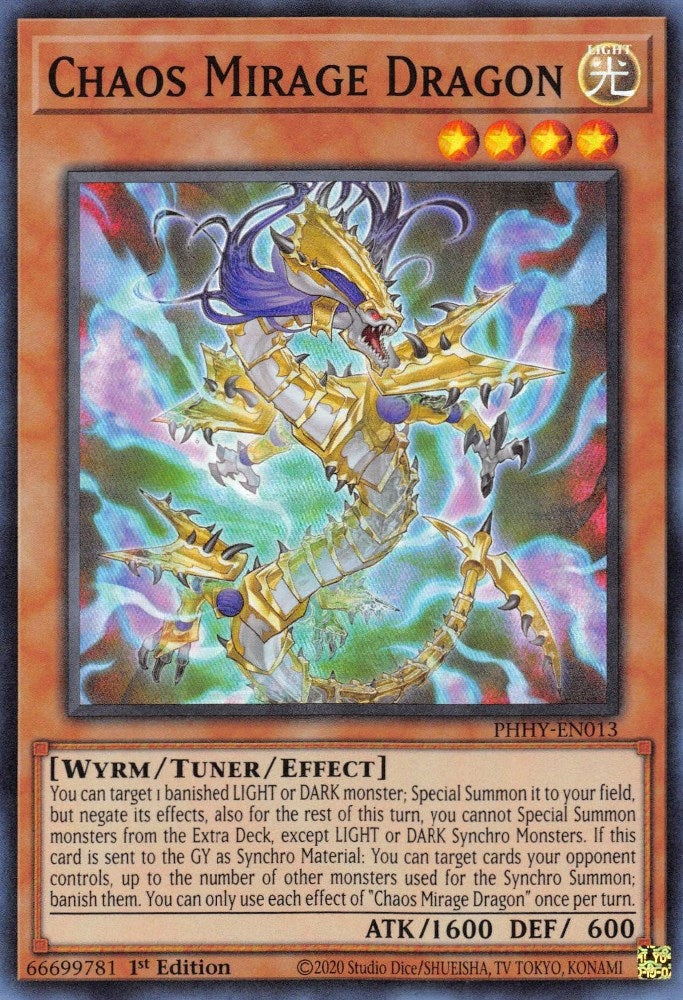 Image for Chaos Mirage Dragon (PHHY-EN013) (PHHY) - YuGiOh