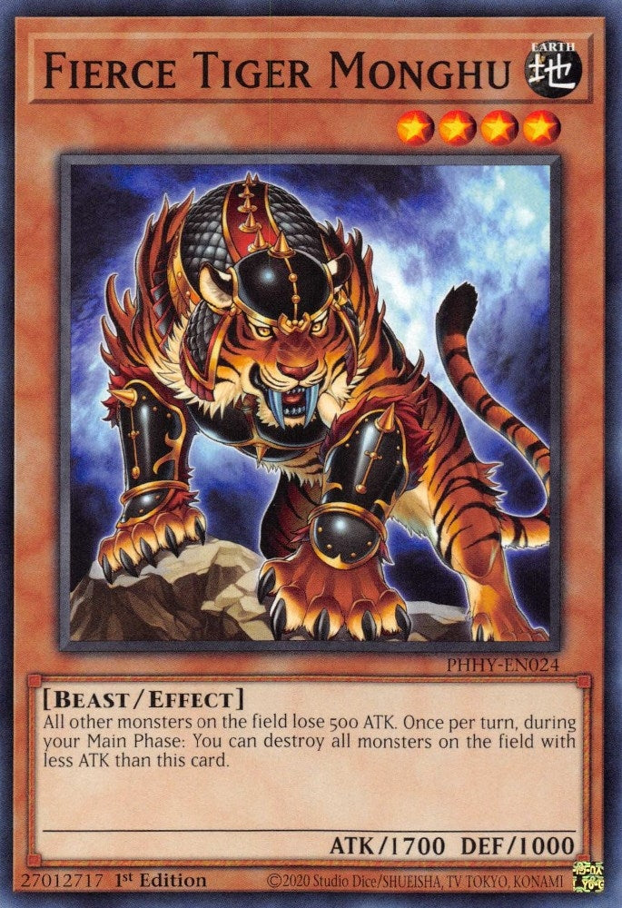 Image for Fierce Tiger Monghu (PHHY-EN024) (PHHY) - YuGiOh