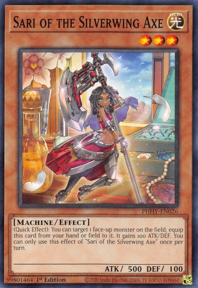 Image for Sari of the Silverwing Axe (PHHY-EN026) (PHHY) - YuGiOh