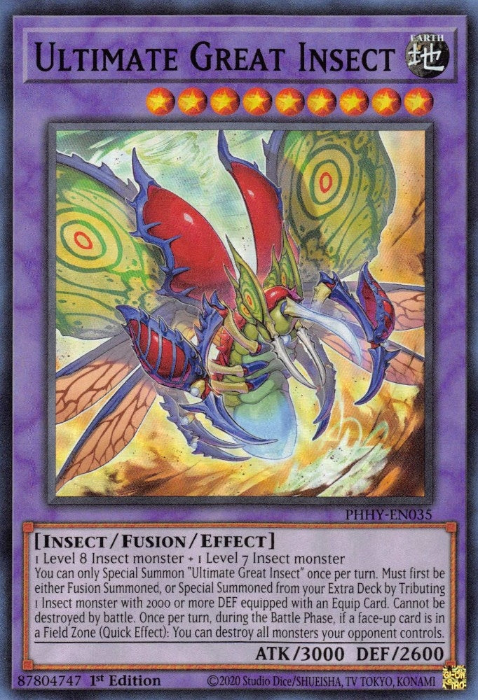 Image for Ultimate Great Insect (PHHY-EN035) (PHHY) - YuGiOh