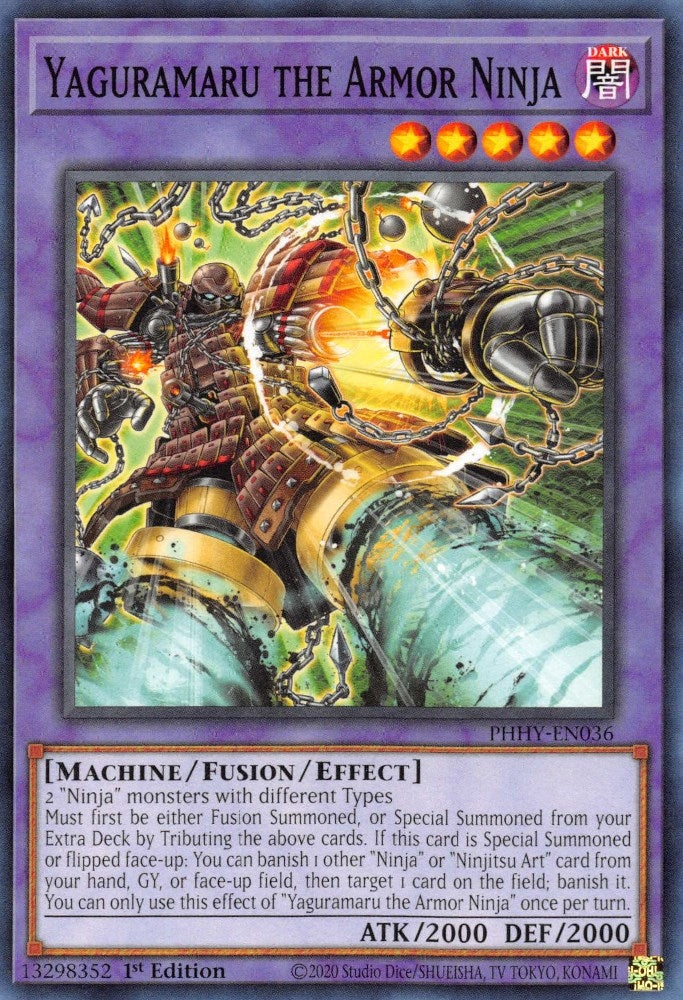 Image for Yaguramaru the Armor Ninja (PHHY-EN036) (PHHY) - YuGiOh