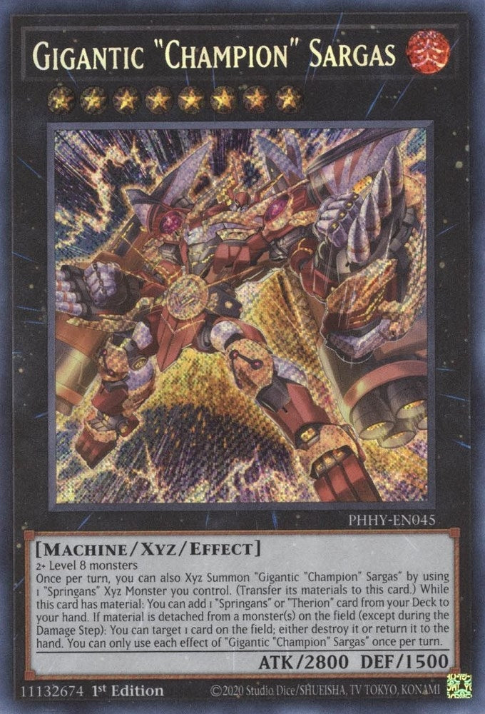 Image for Gigantic "Champion" Sargas (PHHY-EN045) (PHHY) - YuGiOh