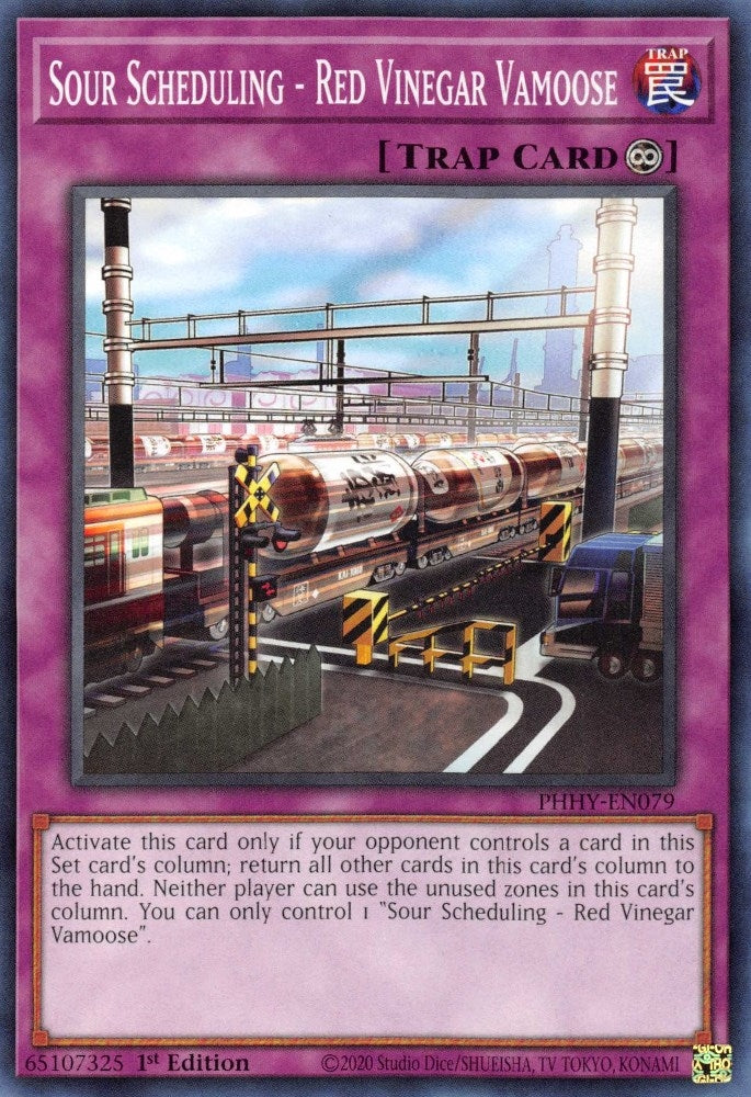 Image for Sour Scheduling - Red Vinegar Vamoose (PHHY-EN079) (PHHY) - YuGiOh
