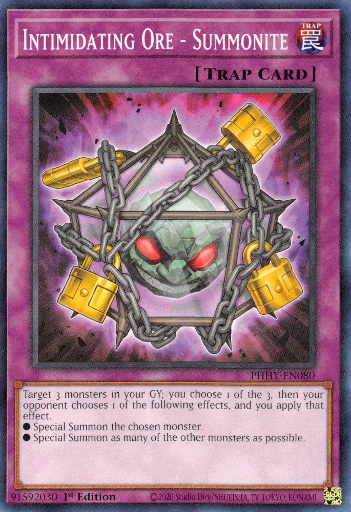Image for Intimidating Ore - Summonite (PHHY-EN080) (PHHY) - YuGiOh