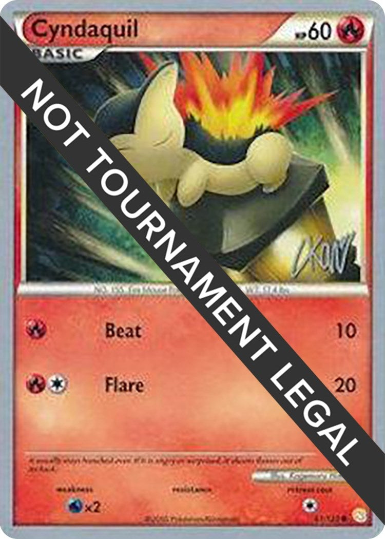 Image for Cyndaquil - 2011 (Christopher Kan) (61/123) (WCD) - Pokemon